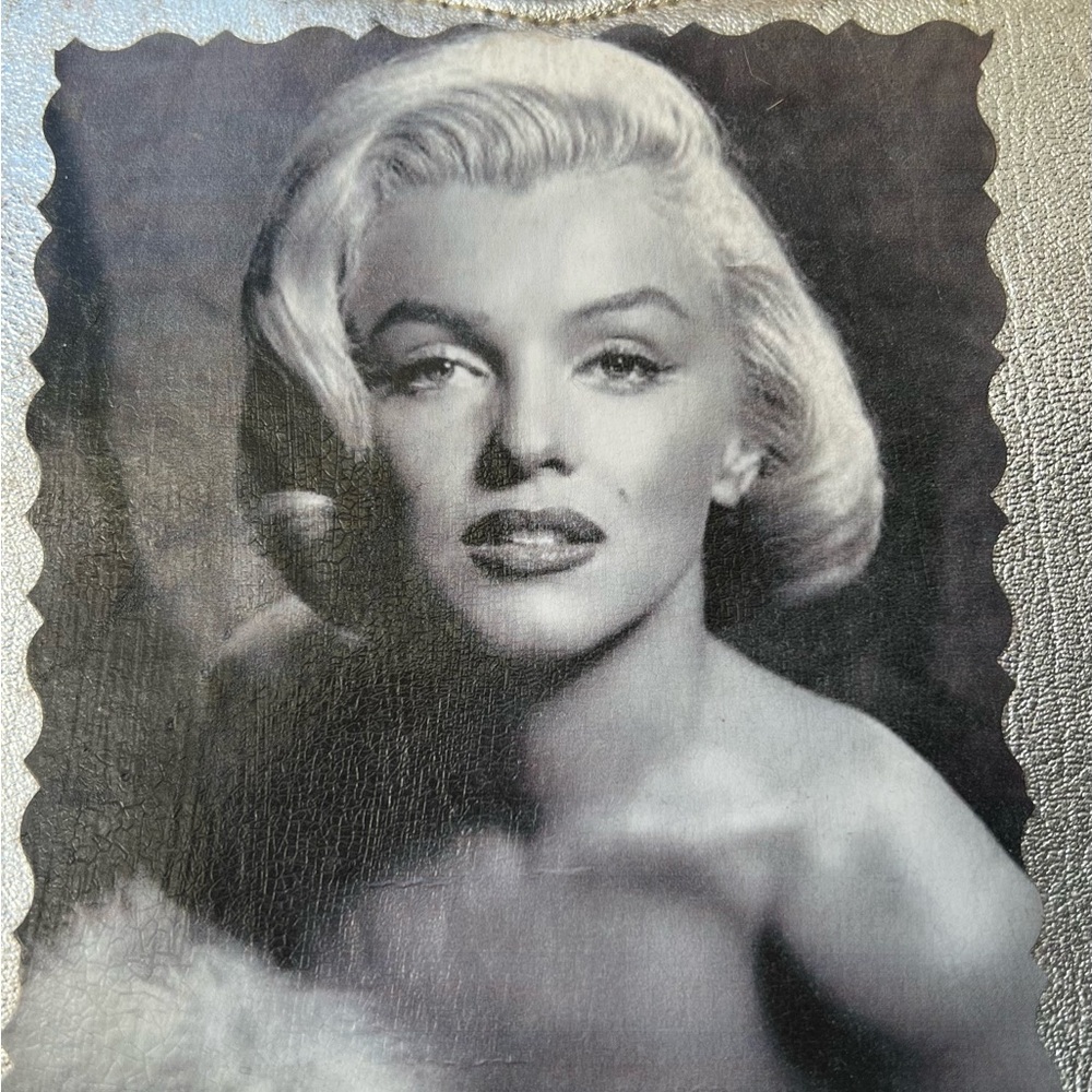 One-Of-A-Kind Marilyn Monroe Hand Crafted Decoupage Vintage Evening Clutch Purse - Picture 9 of 11